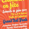 8ème édition de Colombier en fête, dalle du Colombier, le samedi 10 juin 2017, de 14h à 18h. En partenariat avec le PHAKT - Centre Culturel Colombier.