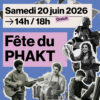Fête du PHAKT samedi 20 juin 2026 14h-18h30