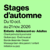 Stages automne PHAKT
