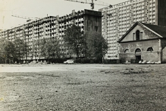 Rennes-chantier-du-colombier, Charles Barmay, vers 1966, Rennes. Collections du Musée de Bretagne.